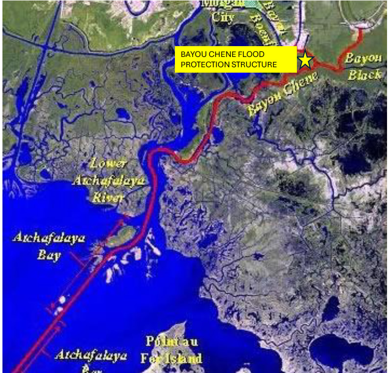 Bayou Chene Flood Gate Bayou Chene Flood Gate