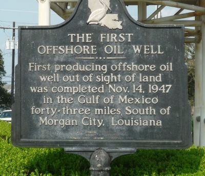 First Oil Well Morgan City1 947 First Oil Well Morgan City1 947